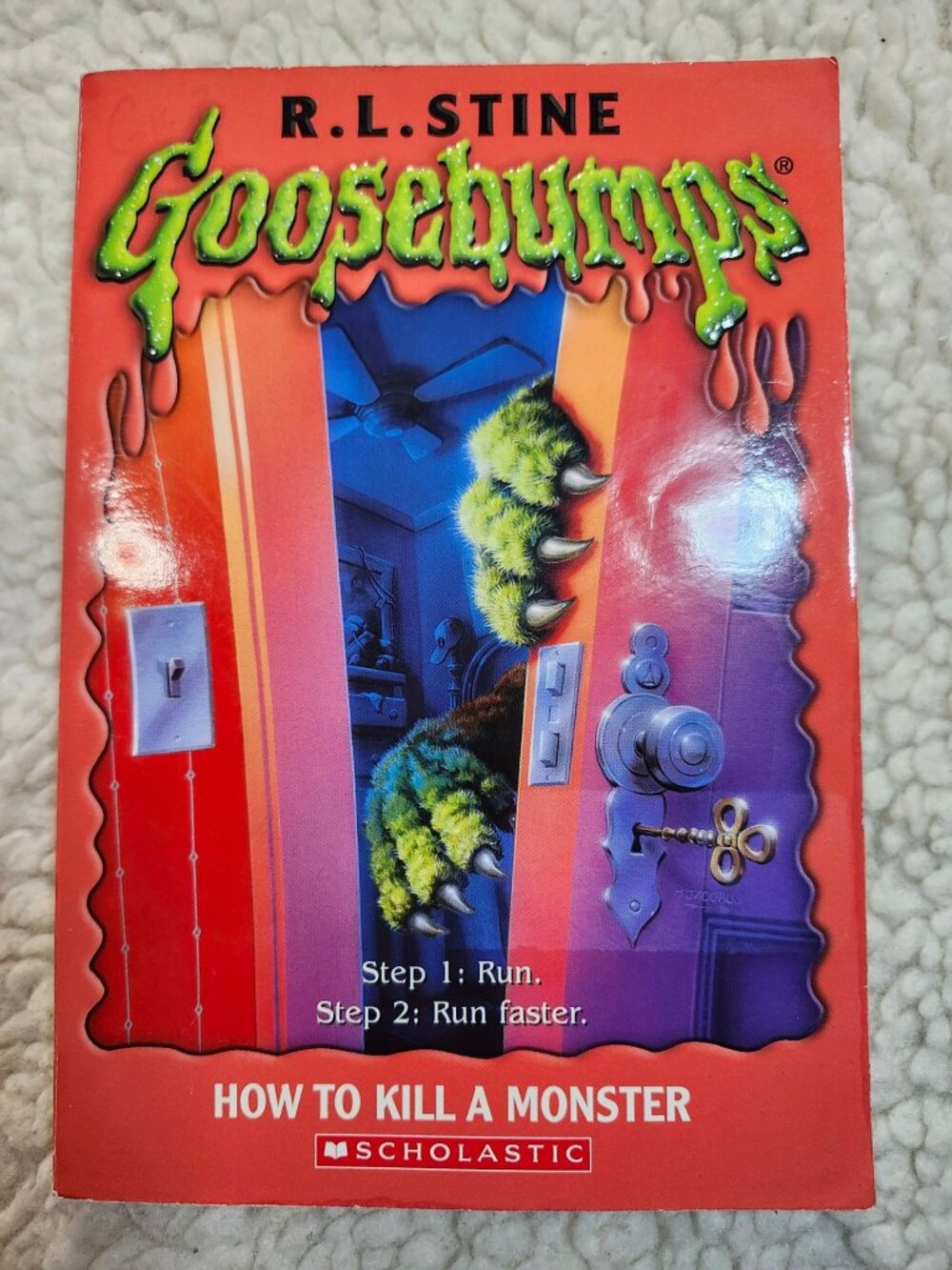 Goosebumps How To Kill A Monster R.L. Stine Paperback 1996 First Printing